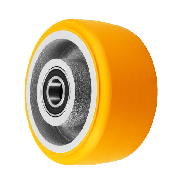 Durastar 6" x 3" REGAL Polyurethane on Ductile Steel Core Wheel, 2900 lbs Capacity and 6205 Precision Ball Bearing Durastar