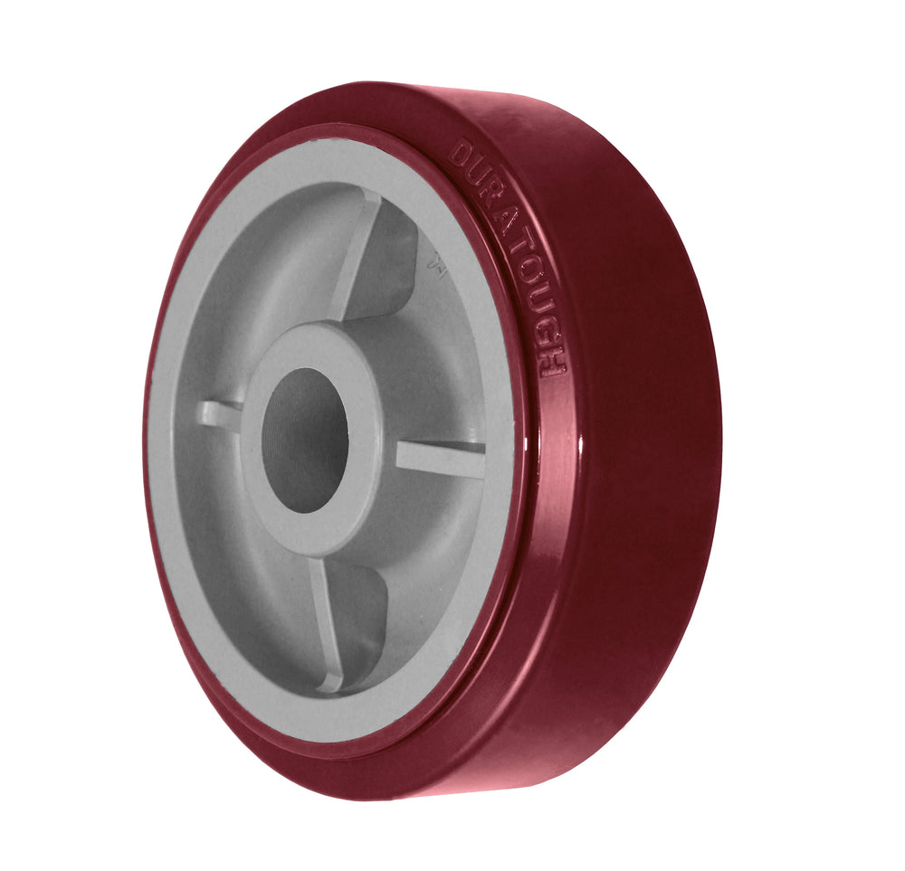 Durastar 6" x 2" DURATOUGH Hi-Tech â€šÃ„Ã£â€šÃ„Ã£Polyurethane on Polyolefin Wheel, 900 lbs Capacity and 1-3/16" Plain Bore Durastar