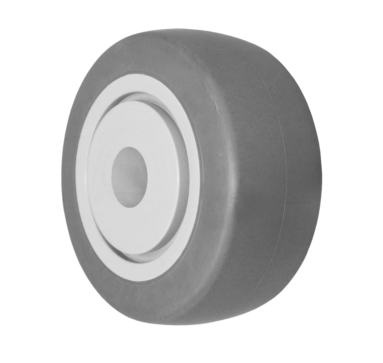 Durastar 6" x 2" Thermoplastic Rubber Wheel, 500 lbs Capacity and 1-3/16" Plain Bore Durastar