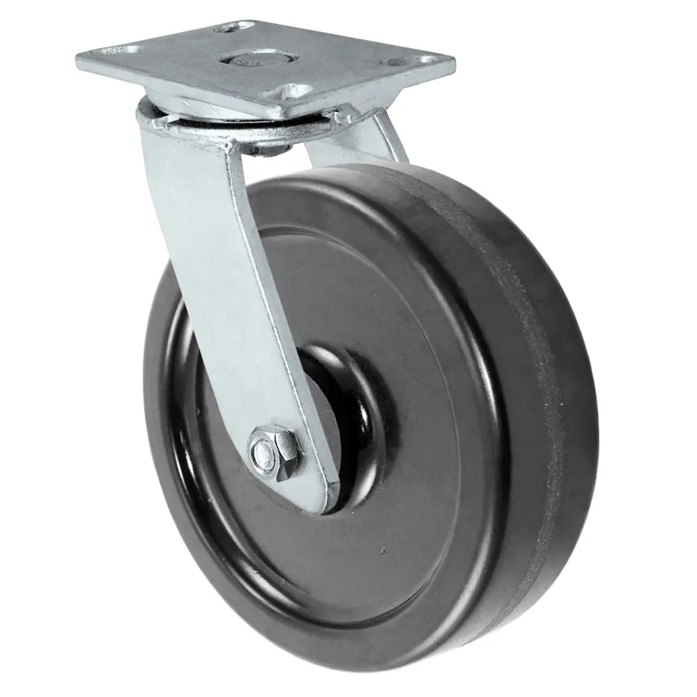 10" x 3" Heavy Duty Swivel Caster | Phenolic Wheel | 2,500 lbs per Caster -  | CasterHQ