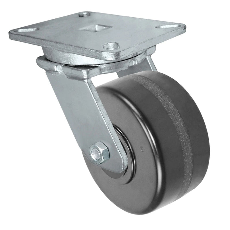 6" x 3" Heavy Duty Swivel Caster | Phenolic Wheel | 2,000 lbs per Caster CasterHQ
