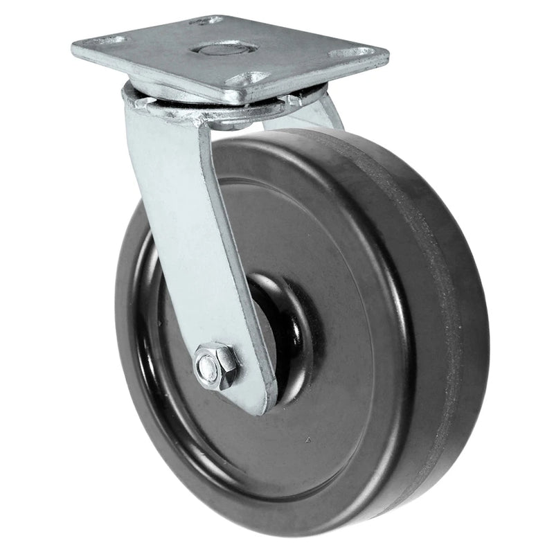 8" x 3" Heavy Duty Swivel Caster | Phenolic Wheel | 2,500 lbs per Caster CasterHQ