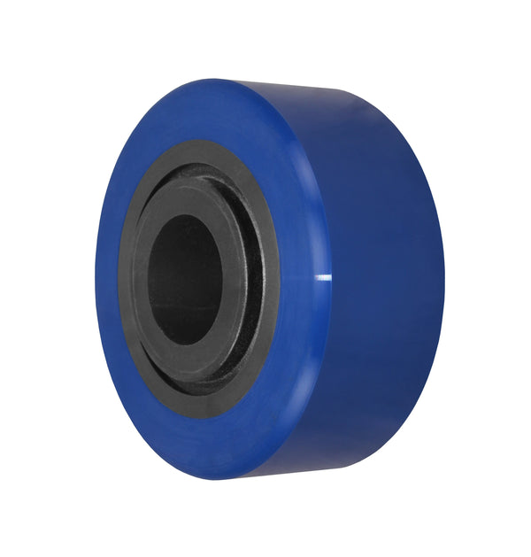 Durastar 6" x 2-1/2" MX Polyurethane on Glass-filled Nylon Wheel, 1600 lbs Capacity and 1-15/16" Plain Bore Durastar