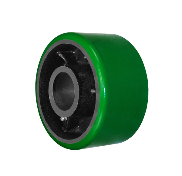 Durastar 6" x 2-1/2" Polyurethane on Steel Wheel, 1600 lbs Capacity and 1-15/16" Plain Bore Durastar