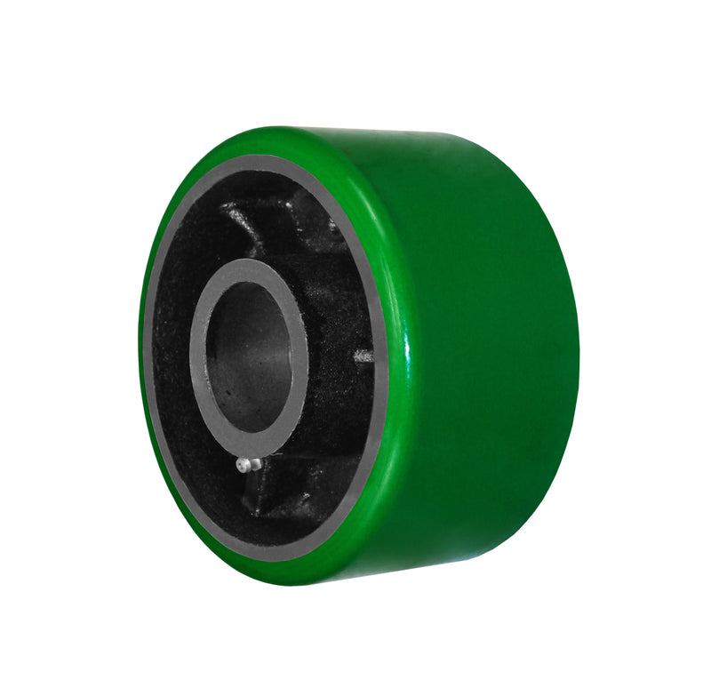 Durastar 6" x 2-1/2" Polyurethane on Steel Wheel, 1600 lbs Capacity and 1-15/16" Plain Bore Durastar