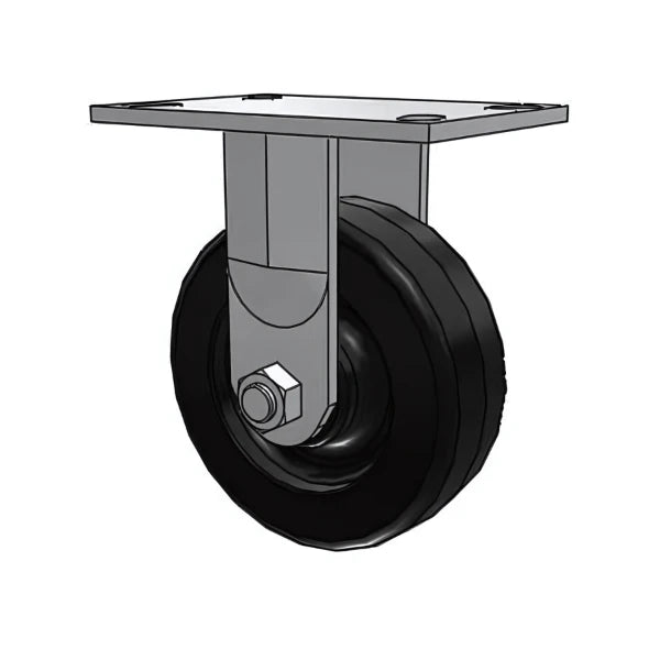 Heavy-Duty 6"x2" Phenolic Wheel Caster with 3/4" King-Bolt | 1200 lb Capacity Albion-Casters