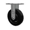 Heavy-Duty 8" Phenolic Wheel Rigid Caster | 1400 lb Capacity | 3/4" King-Bolt Albion-Casters
