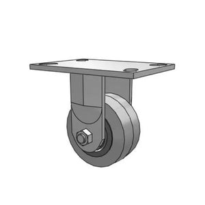 Albion 62XS04201R 4" x 2" Rubber Caster – 400 lb