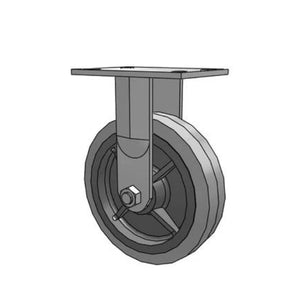 Albion 62XS08228R 8" x 2" Performance XS Rubber Rigid Caster