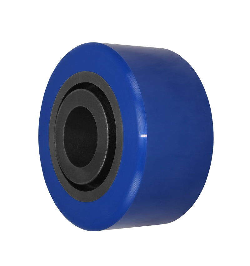 Durastar 6" x 3" MX Polyurethane on Glass-filled Nylon Wheel, 2000 lbs Capacity and 1-15/16" Plain Bore Durastar