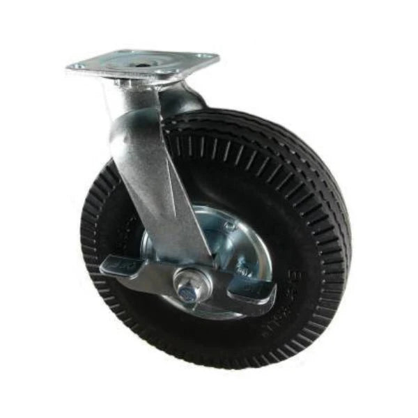 Corps Design 6" Ever-Roll Replacement Swivel Caster with Brake - 6CASTB-ER | Foam-Filled Impact Protection for Instrument Carts | Durable and Maintenance-Free Mobility Solution Corps Design Logo - We Move Music