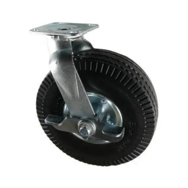 Corps Design 6" Ever-Roll Replacement Swivel Caster with Brake - 6CASTB-ER | Foam-Filled Impact Protection for Instrument Carts | Durable and Maintenance-Free Mobility Solution -  | CasterHQ