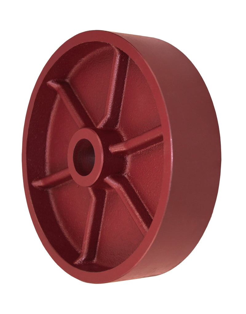 Durastar 8" x 2" Ductile Steel Wheel, 2000 lbs Capacity and 1-3/16" Plain Bore Durastar