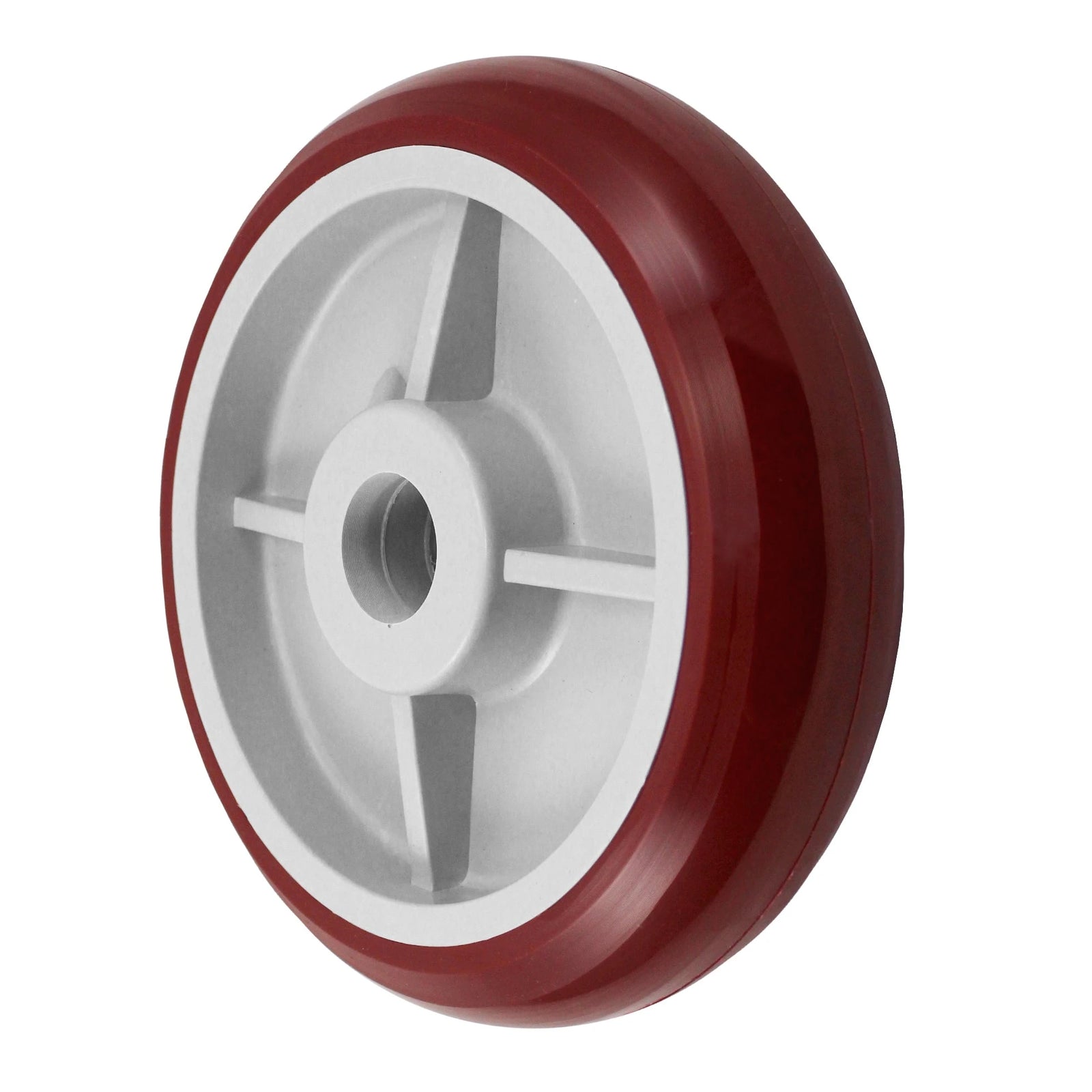 Durastar 8" x 2" DURATOUGH Hi-Tech â€šÃ„Ã£â€šÃ„Ã£Polyurethane on Polyolefin Donut Wheel, 1000 lbs Capacity and 1-3/16" Plain Bore Durastar