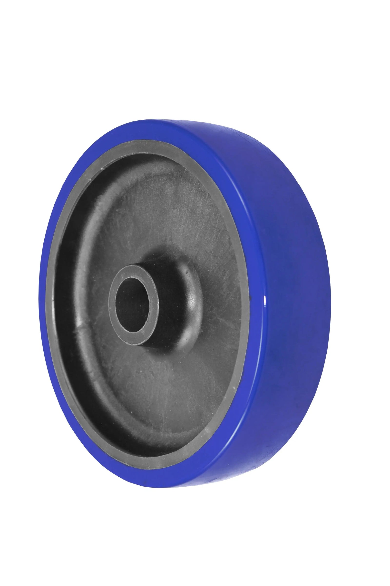 Durastar 8" x 2" Polyurethane on Glass-filled Nylon Wheel, 1400 lbs Capacity and 1-3/16" Plain Bore -  | CasterHQ