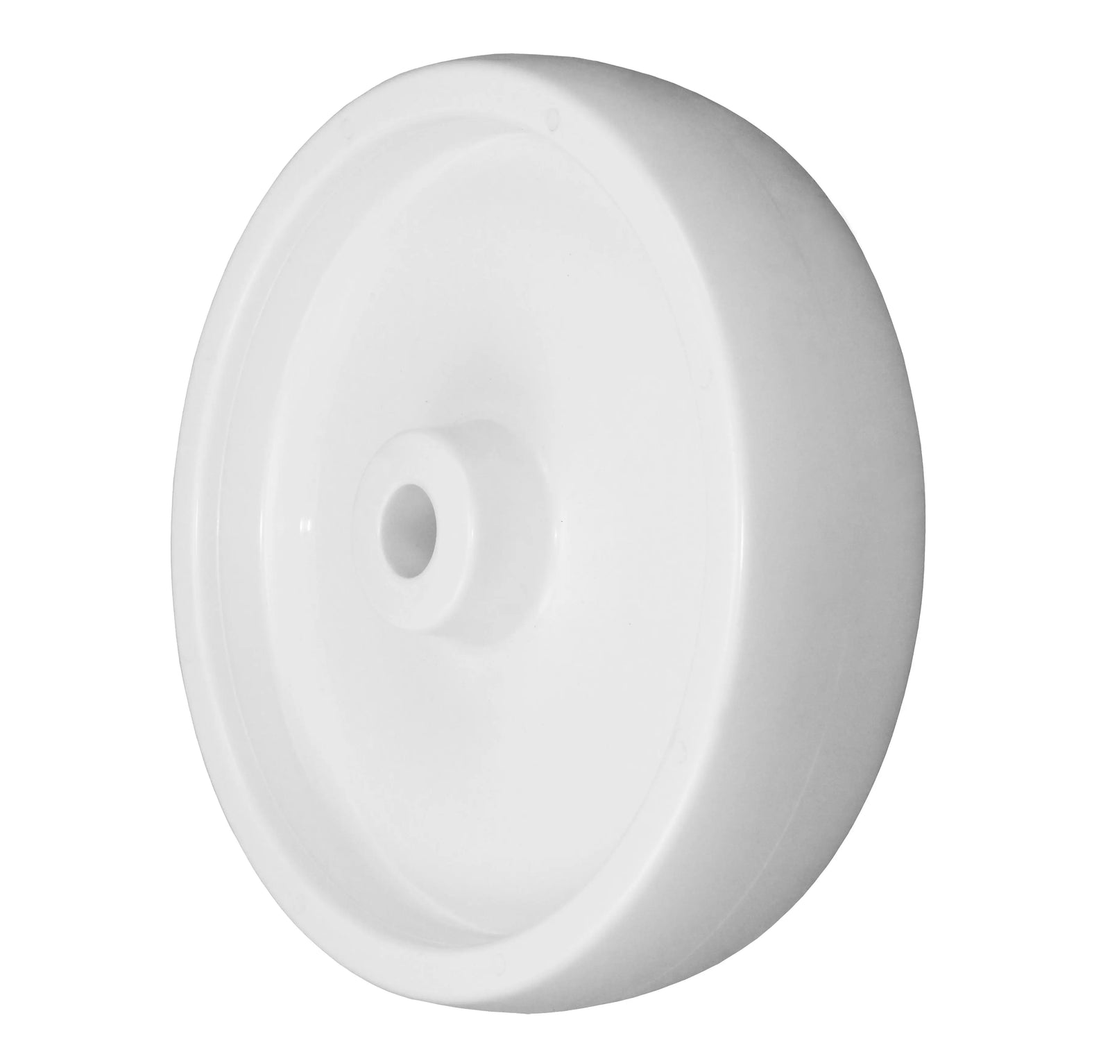 Durastar 8" x 2" White Polyolefin Wheel, 800 lbs Capacity and 3/4" Plain Bore -  | CasterHQ