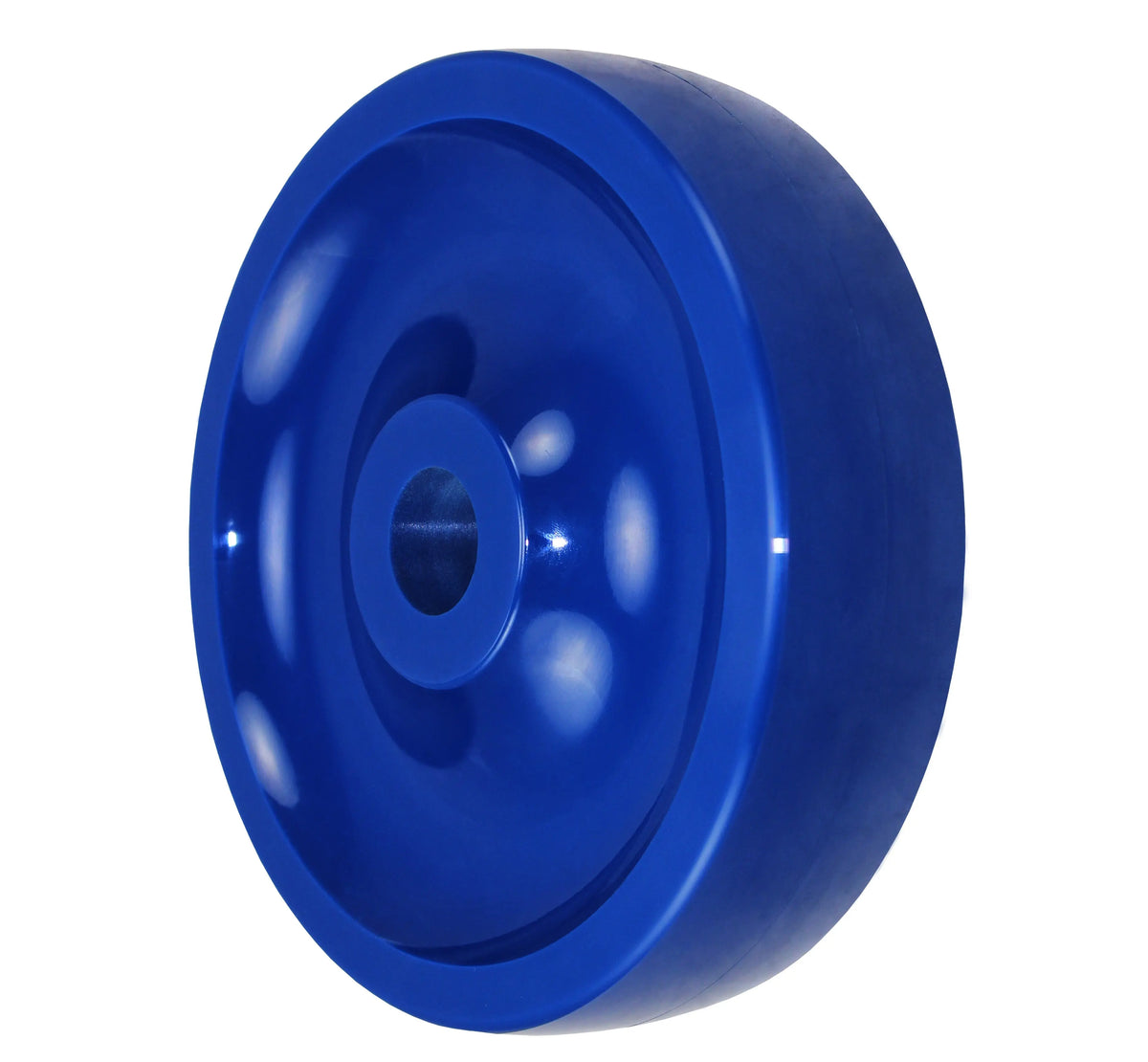 Durastar 8" x 2" Solid Polyurethane Wheel, 1400 lbs Capacity and 1-3/16" Plain Bore -  | CasterHQ