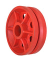 8" x 2-1/2" Ductile V-Groove Industrial Wheel – 4000 lb | CasterHQ