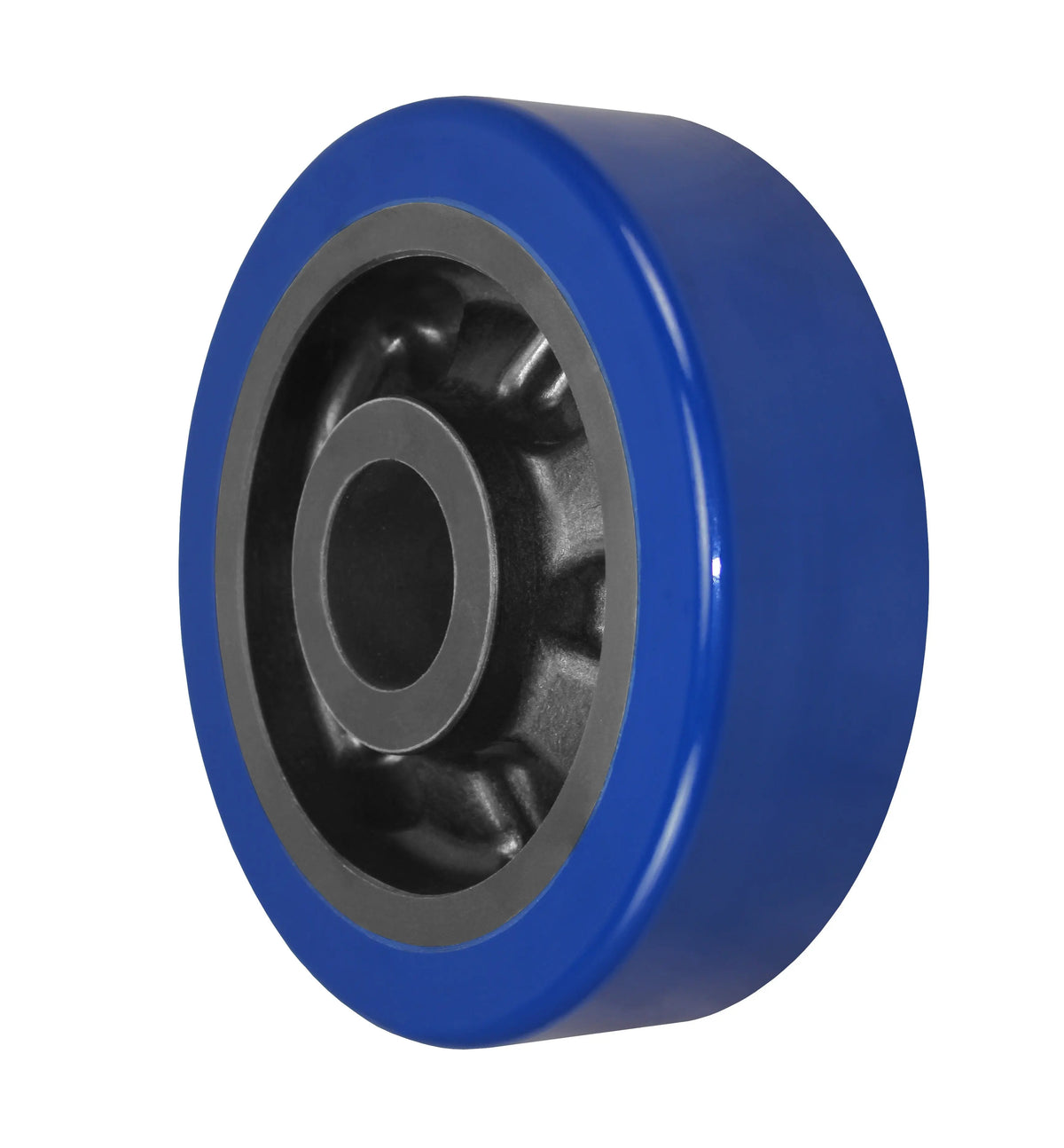 Durastar 8" x 2-1/2" MX Polyurethane on Glass-filled Nylon Wheel, 2000 lbs Capacity and 1-15/16" Plain Bore -  | CasterHQ