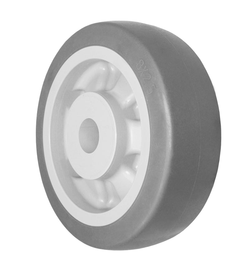 Durastar 8" x 2-1/2" Thermoplastic Rubber Wheel, 700 lbs Capacity Durastar