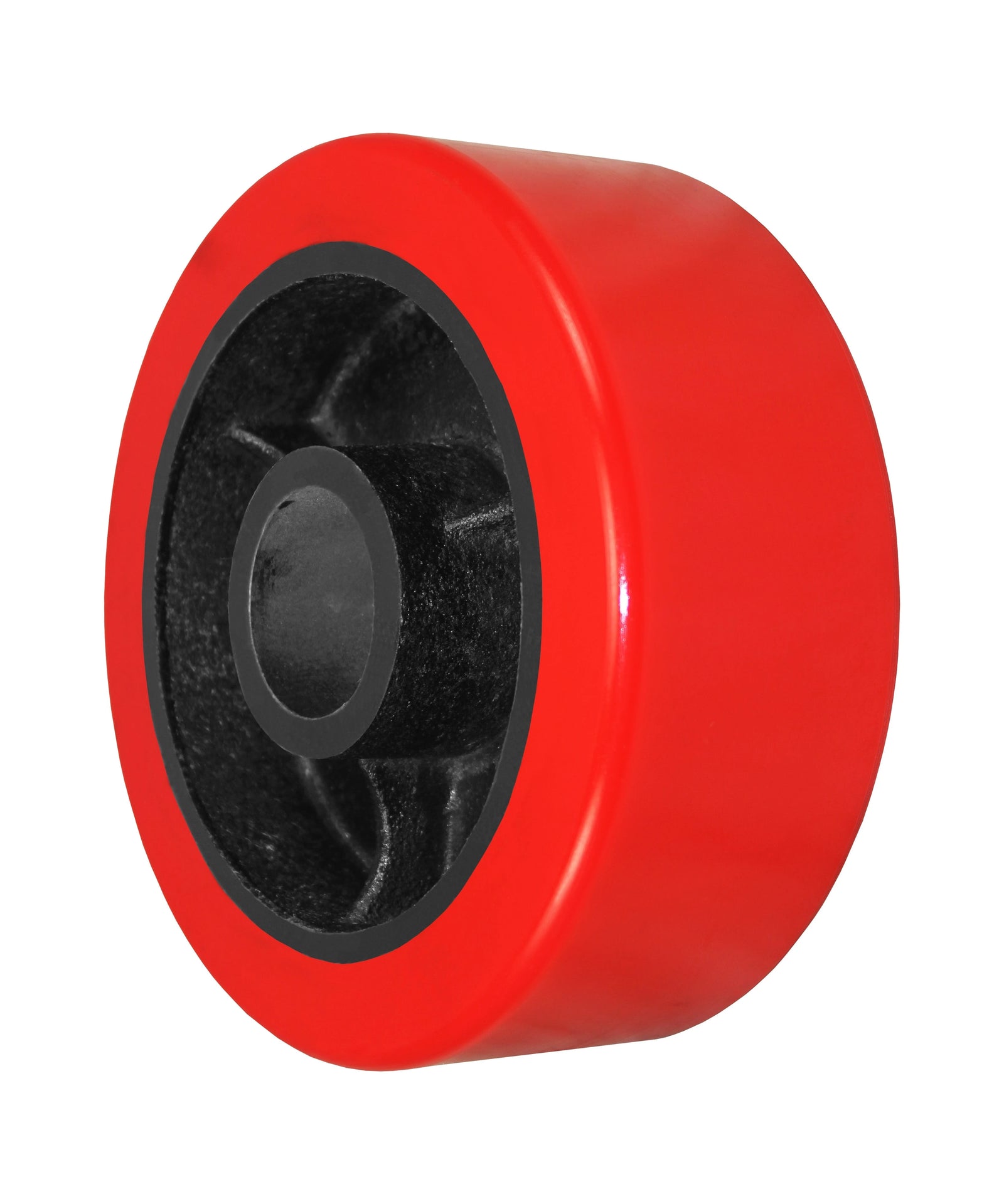 Durastar 8" x 3" Heavy Duty Polyurethane on Steel Wheel, 3500 lbs Capacity and 1-15/16" Plain Bore Durastar