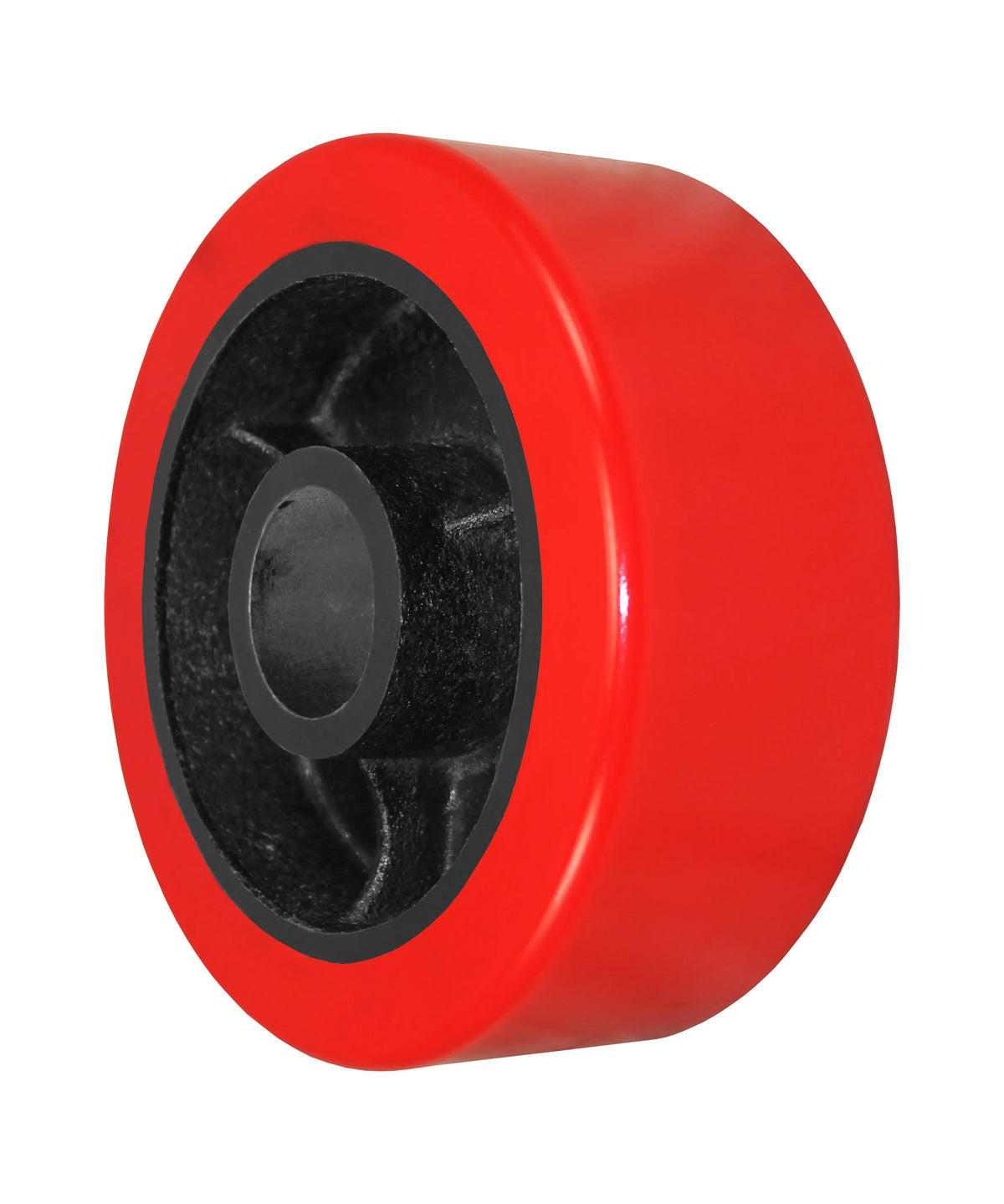 Durastar 8" x 3" Heavy Duty Polyurethane on Steel Wheel, 3500 lbs Capacity and 1-15/16" Plain Bore -  | CasterHQ