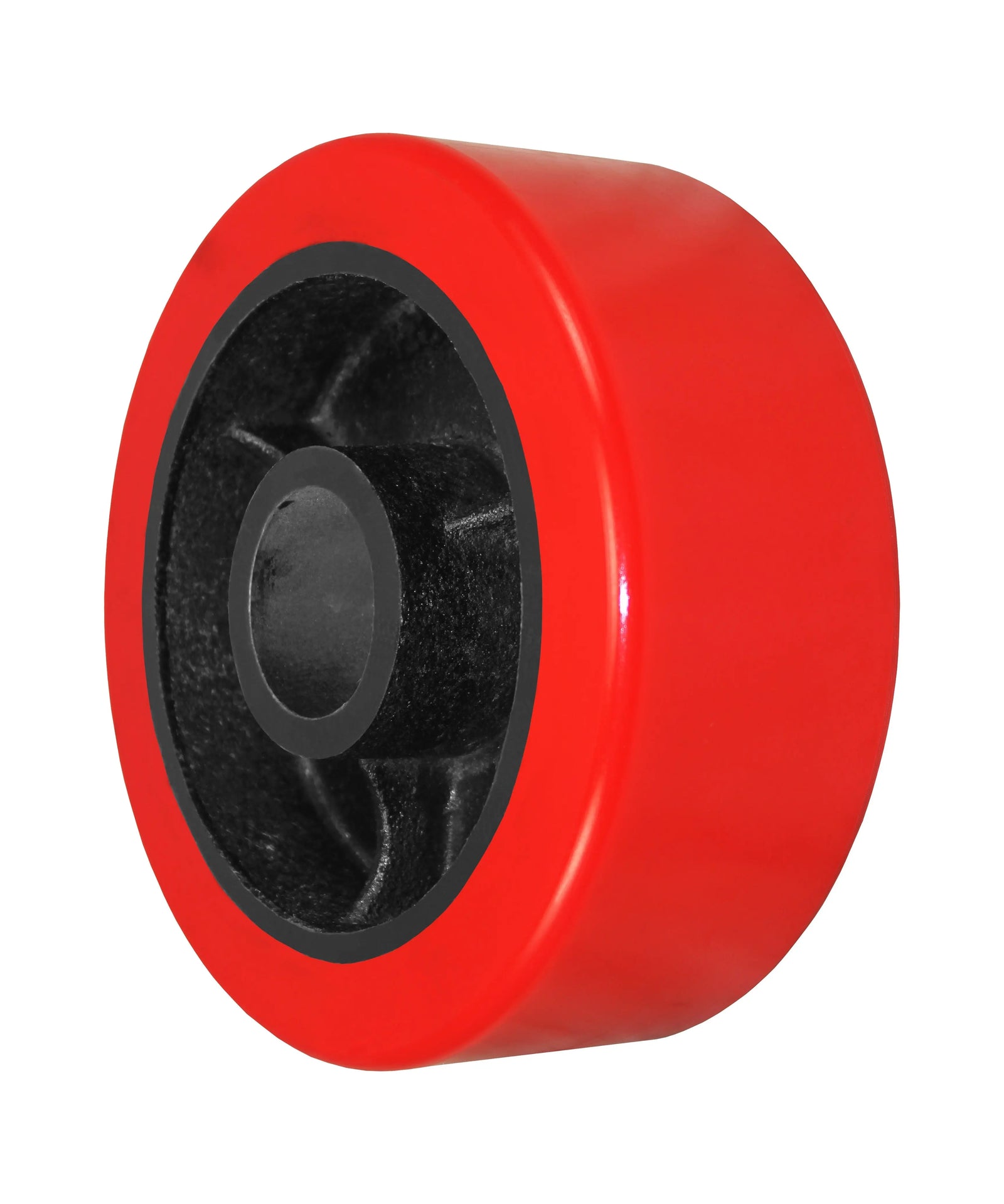 Durastar 8" x 3" Heavy Duty Polyurethane on Steel Wheel, 3500 lbs Capacity and 1-15/16" Plain Bore -  | CasterHQ