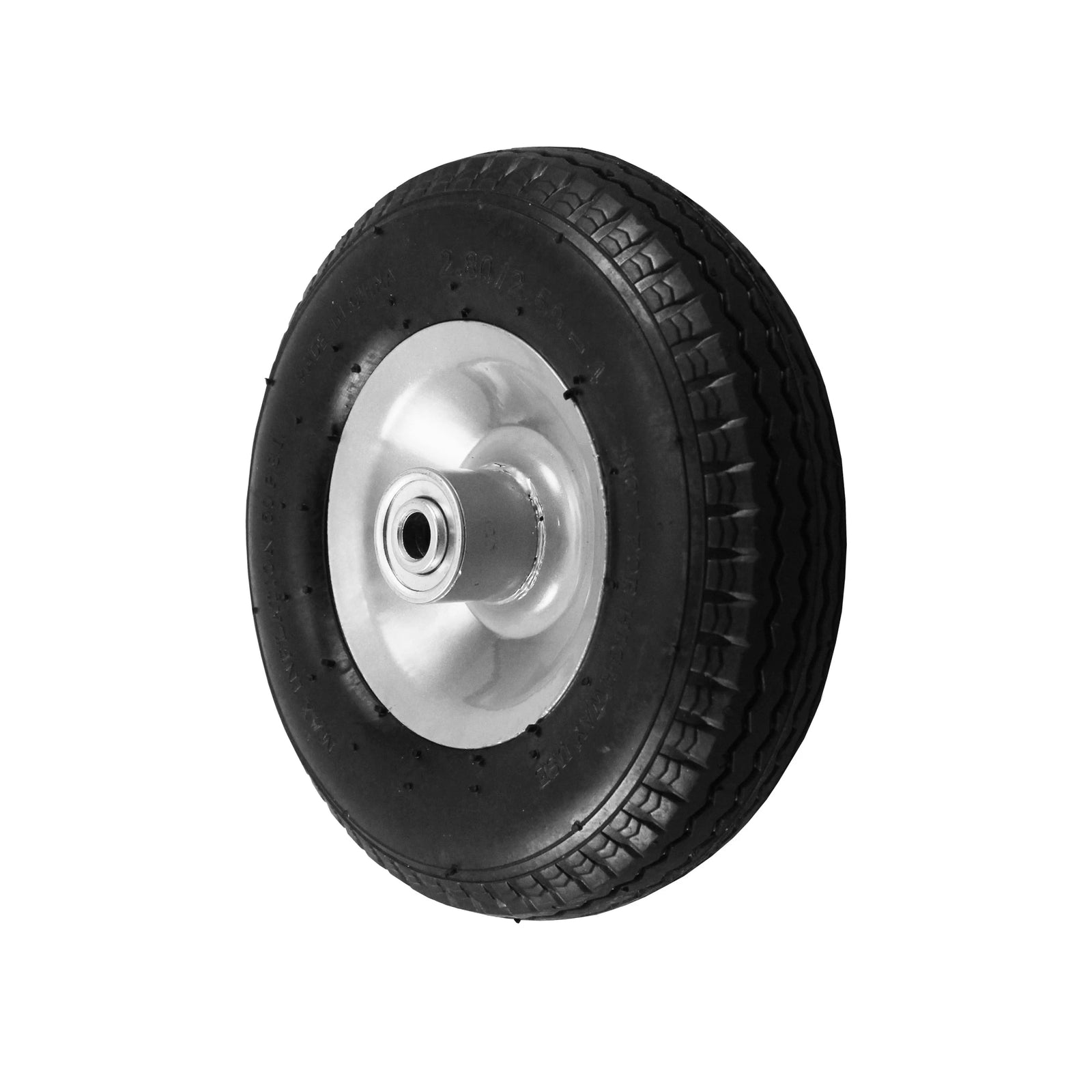 Durastar 8" (280/250-4) x 3" Pneumatic Wheel, 250 lbs Capacity and 1/2" Flanged Ball Bearing Durastar