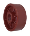 8" x 2.5" Ductile Iron Caster Wheel – 1" Roller Bearing, 2500 lb Capacity | Part #825DS25R