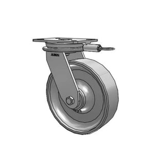 Albion 90FS10501SL 10" x 3" Forged Steel Swivel Caster – 3,500 lb