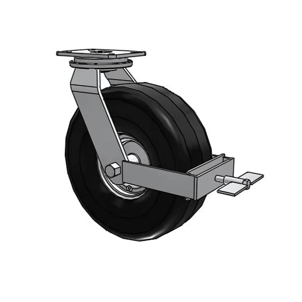 Heavy-Duty 14" Pneumatic Caster with Top Lock - 785 lb Load Capacity Albion-Casters