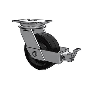 Albion 8"x3" Phenolic Caster with Brake – 2500 lb