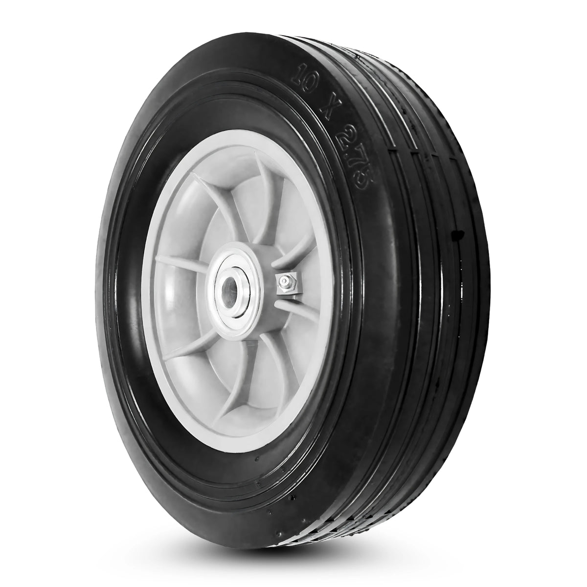 10" Rubbermaid Tilt Truck FG9T14L1 Flat Free Replacement Wheel CasterHQ