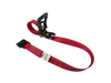 2" x 10.5" Heavy Duty Quick Release Gas Cylinder Ratchet Strap with Flat Hooks, Wire Hooks CasterHQ