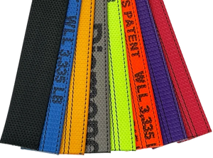 A-2X11RHOAIRCS-DW Heavy-Duty Wheel Strap – 2" x 10' with 3 Rubber Tread Grabs, 2000 lbs Load Capacity, Secure Ratchet Fastening SAFE 'N SECURE LLC