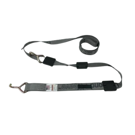 A-2X11RMLLERCS-DW Heavy-Duty Ratchet Tie Down with Miller Hooks - 2 Inch x 11 Feet, 3333 lbs Load Capacity SAFE 'N SECURE LLC