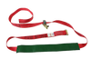 A-2X11RSEH-AUTO-HD 2" x 10' Ratchet Wheel Strap with 2' Grip Sleeve - 2000 lbs Load Capacity, Heavy-Duty Secure Cargo Lashing SAFE 'N SECURE LLC