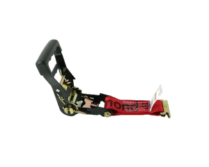 A-2X11RSEH-AUTO-HD 2" x 10' Ratchet Wheel Strap with 2' Grip Sleeve - 2000 lbs Load Capacity, Heavy-Duty Secure Cargo Lashing SAFE 'N SECURE LLC
