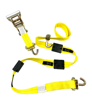 A-2X11RSJRCS-I 3,333 lb Car Tie Down 2" x 11' w/ 3 Swivel J Hooks