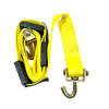 A-2X11RSJRCS-I - Heavy Duty 2" x 11' Car Tie Down with 3 Swivel J Hooks, Rubber Cleats & 3,333 lbs Capacity SAFE 'N SECURE LLC