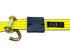 Secure Heavy Loads with A-2X11RSJYTEC-I Ratchet Assembly - 2" x 11' with 3,333 lbs Load Capacity, 3 Swivel J Hooks, and Rubber Cleats SAFE 'N SECURE LLC