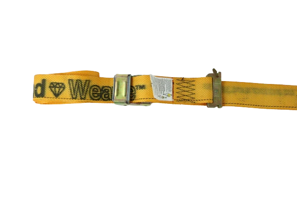2" x 12' Adjustable Cam Buckle Cargo Strap with E-Track Fittings - 833 lbs Safe Working Load CasterHQ