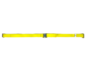2" x 12' Cambuckle Strap Assembly with E-Track Fittings - 870 lbs WLL CasterHQ