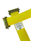 2" x 12' Cambuckle Strap Assembly with E-Track Fittings - 870 lbs WLL CasterHQ