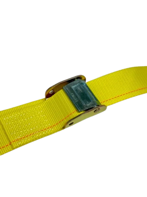 2" x 12' Cambuckle Strap Assembly with E-Track Fittings - 870 lbs WLL CasterHQ