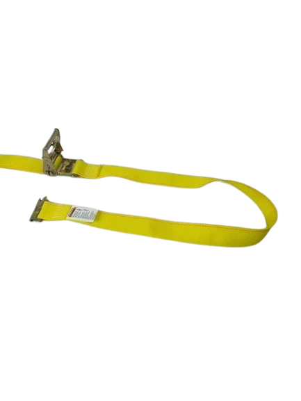 2" x 12' Interior Van Cargo Ratchet Strap with E-Track Fittings - 1,466 lbs WLL CasterHQ