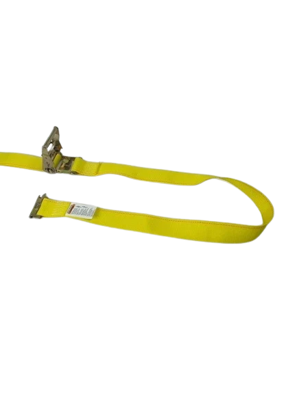 2" x 12' Interior Van Cargo Ratchet Strap with E-Track Fittings - 1,466 lbs WLL CasterHQ