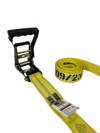 2" x 13' Heavy Duty Gas Cylinder Ratchet Strap with Flat Snap Hooks CasterHQ