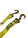 2" x 13' Heavy Duty Gas Cylinder Ratchet Strap with Flat Snap Hooks CasterHQ