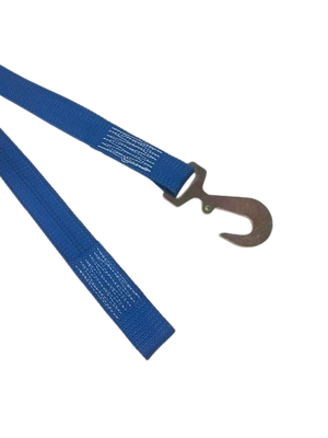 2" x 13' Heavy Duty Gas Cylinder Ratchet Strap with Hook and Bolt Loop CasterHQ